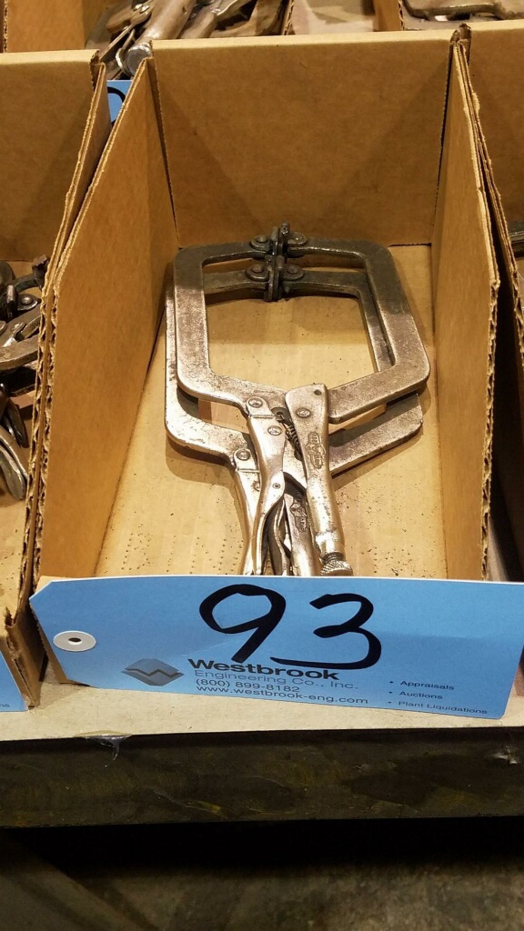 Lot-(2) Pairs Vise Grip Welding Clamps in (1) Box