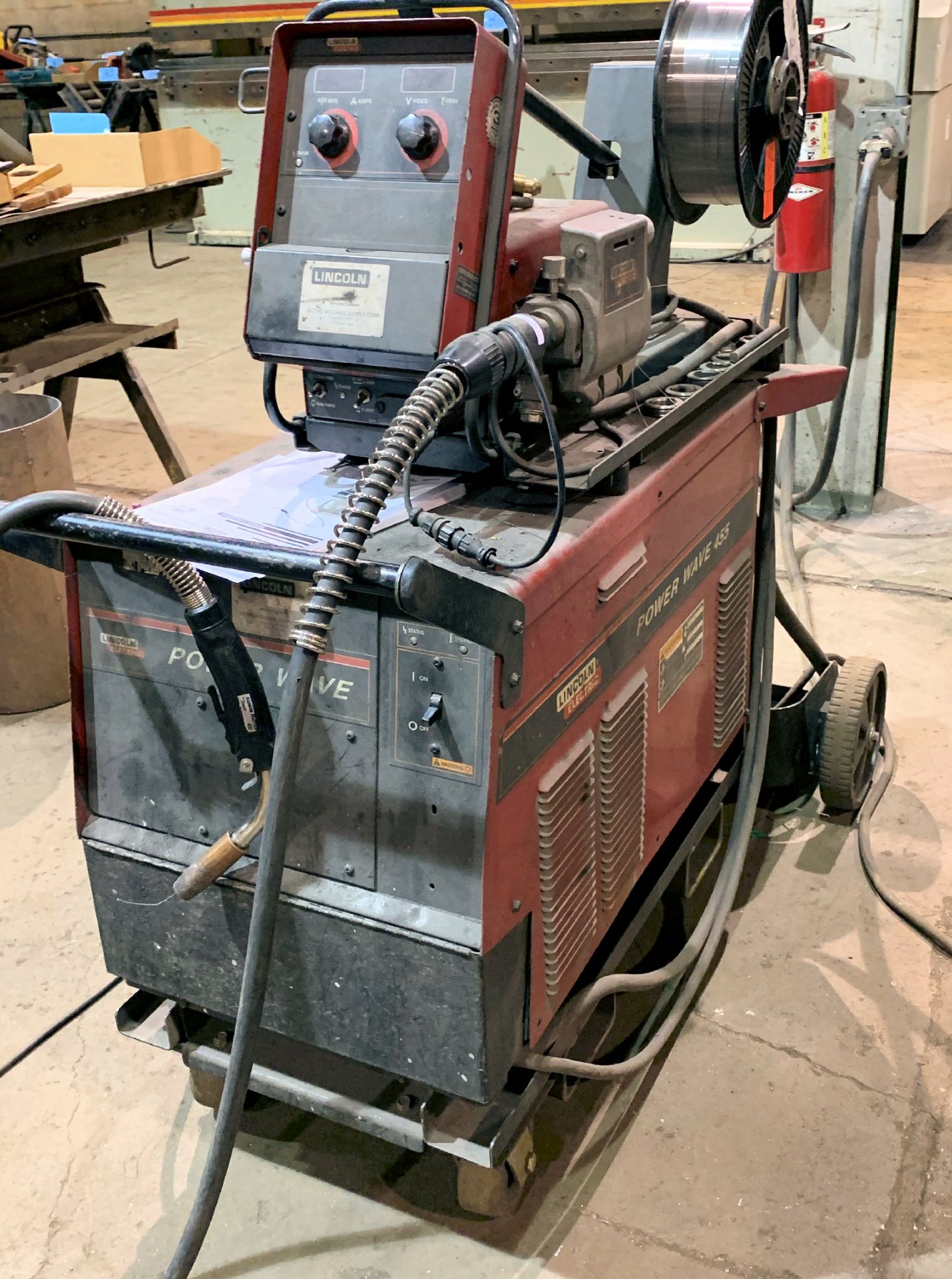 Lincoln Power Wave 450, 450-Amp Capacity Wire Feed Mig Welder - Image 2 of 2