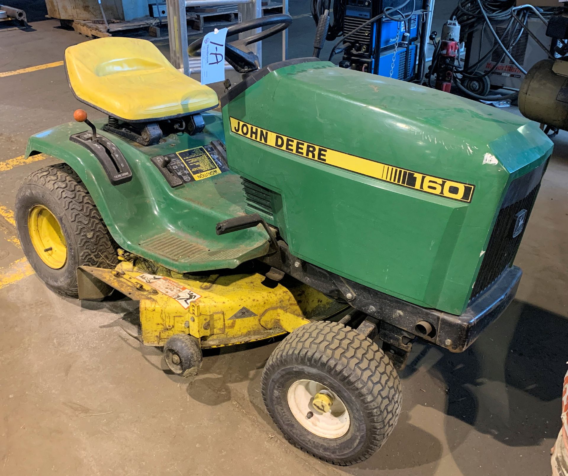 John Deere Model 160, Gas Powered Riding Lawn Mower