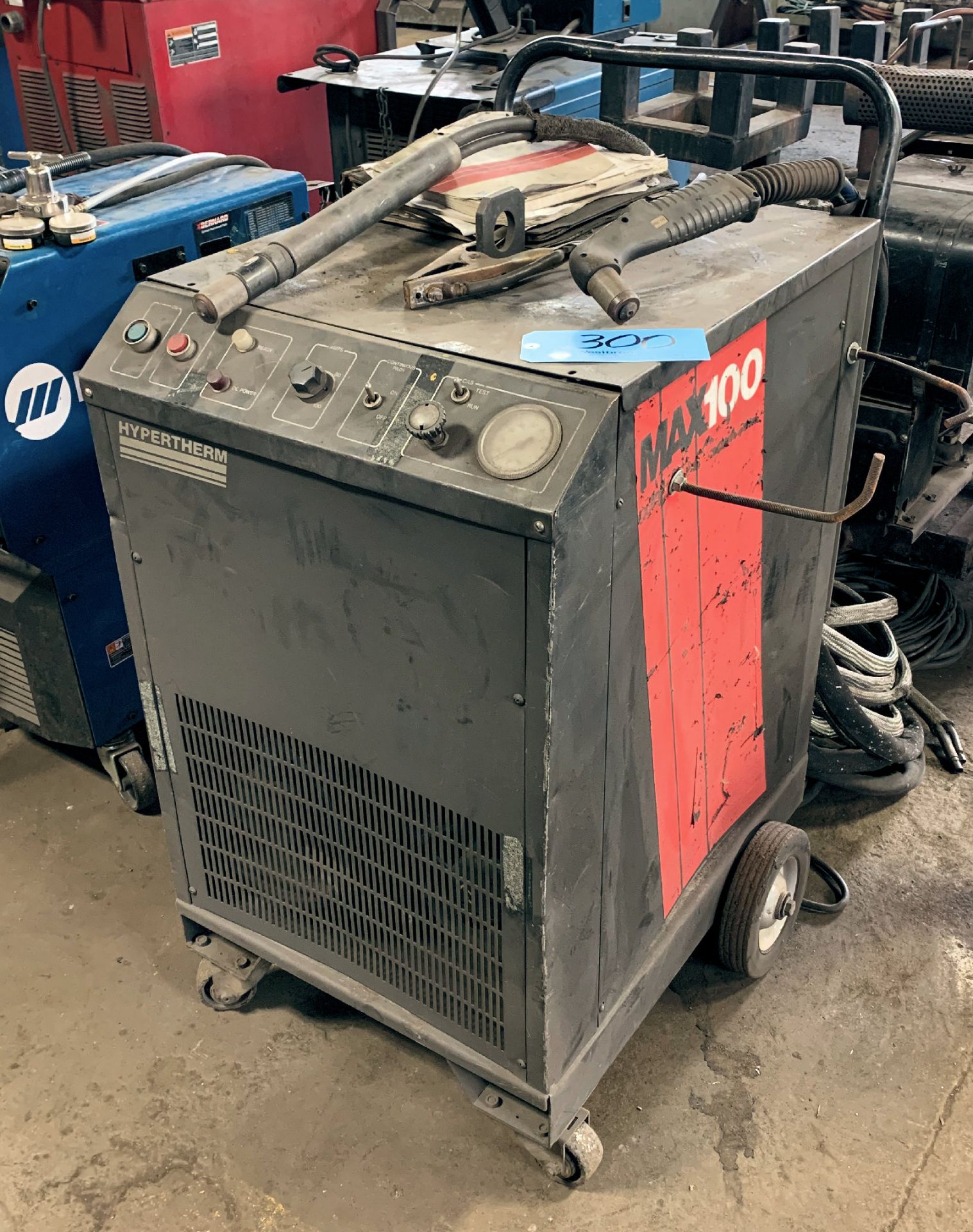Hypertherm Model Max 100, Plasma Arc Cutting System, with Leads