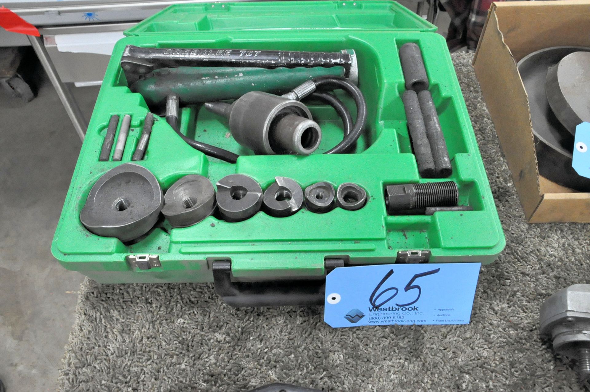 Greenlee 767 Hydraulic Power Punch Set with Case