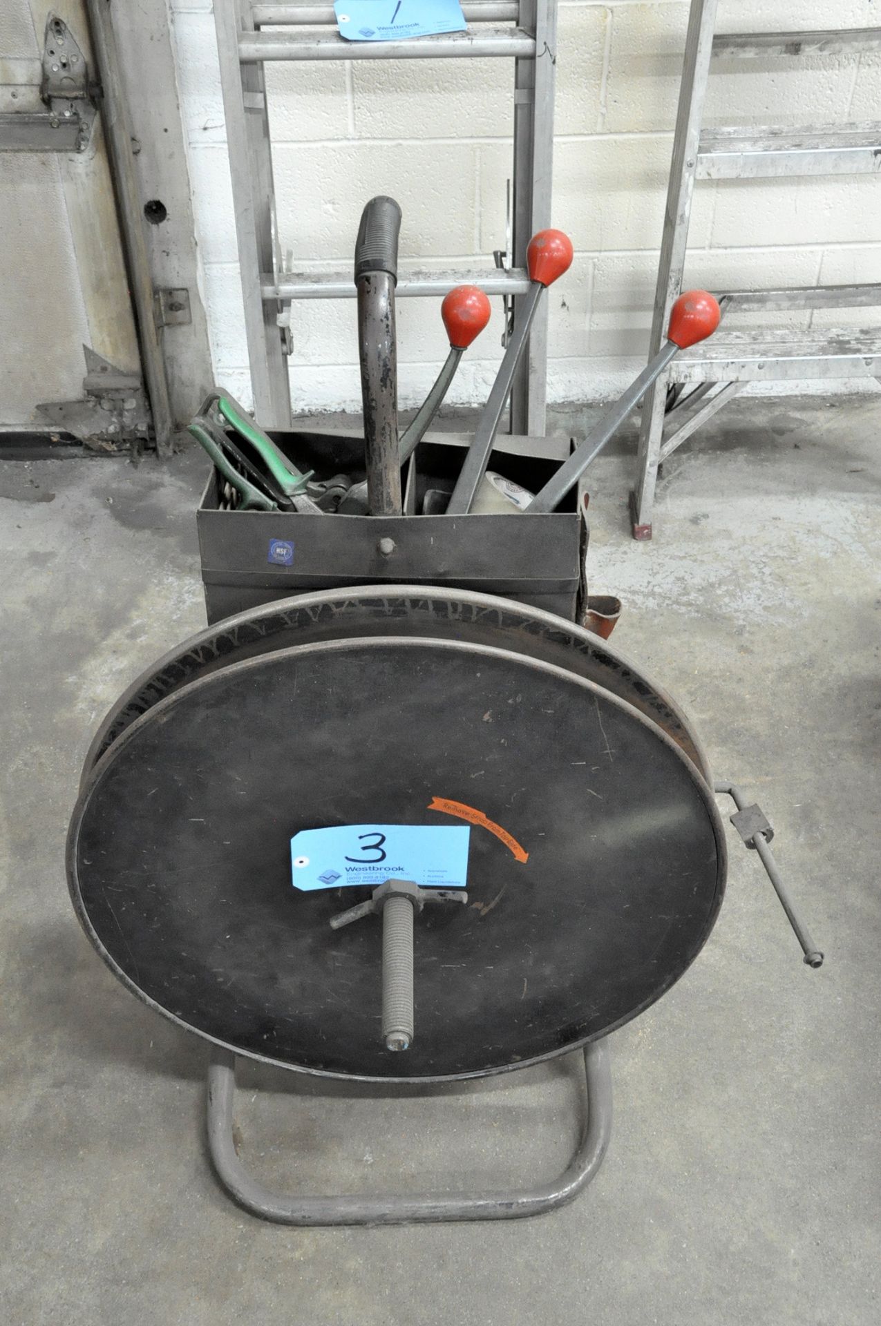 Banding Cart with Steel Banding Tools, (Banding Not Included)