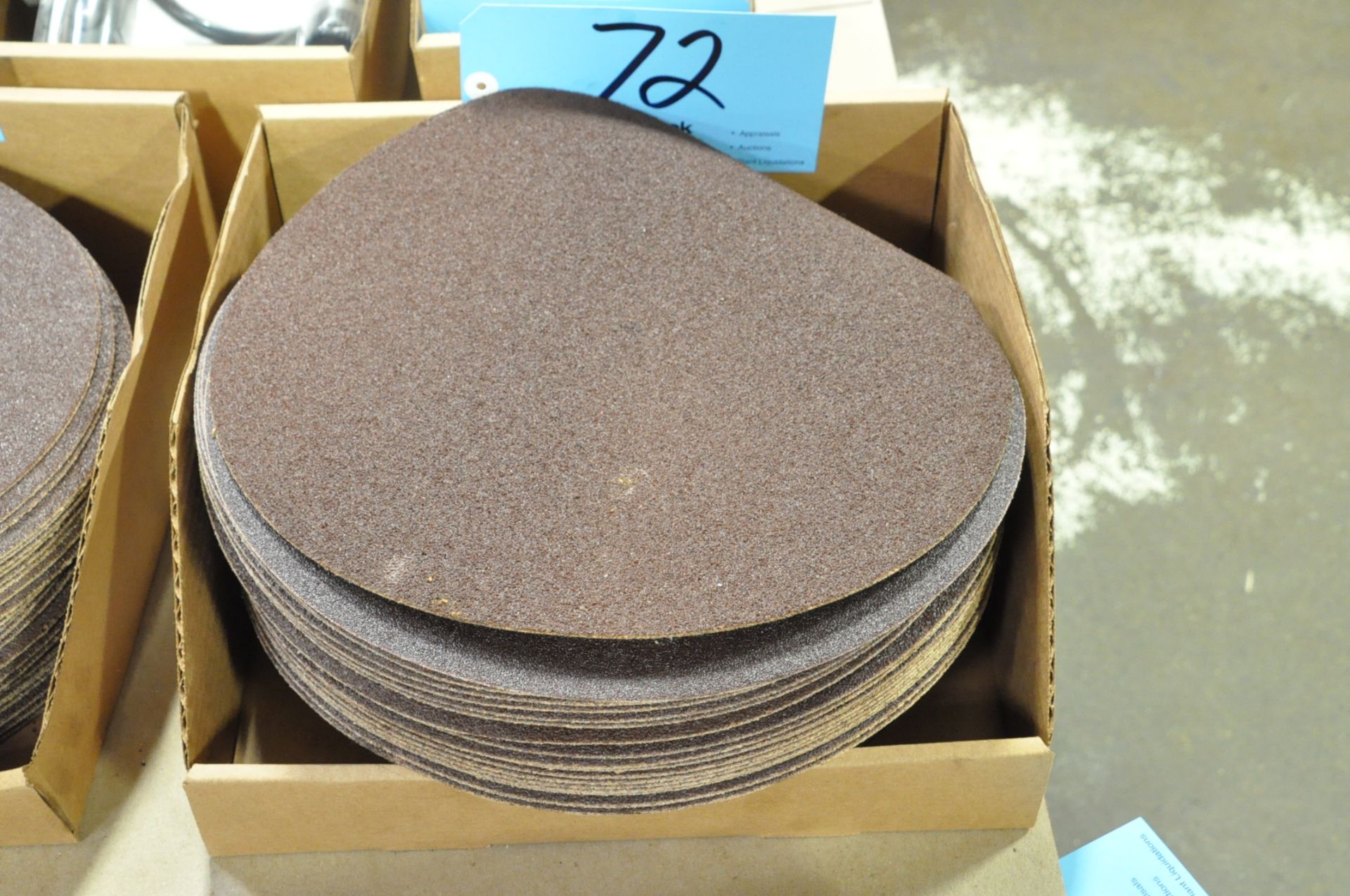 Lot-12" Diameter Sanding Disks in (1) Box