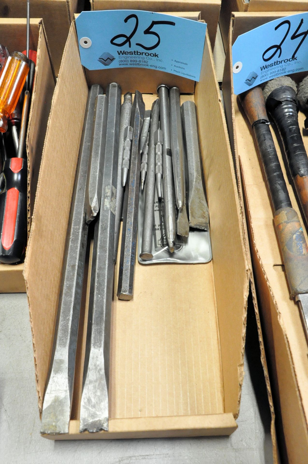 Lot-Chisels in (1) Box