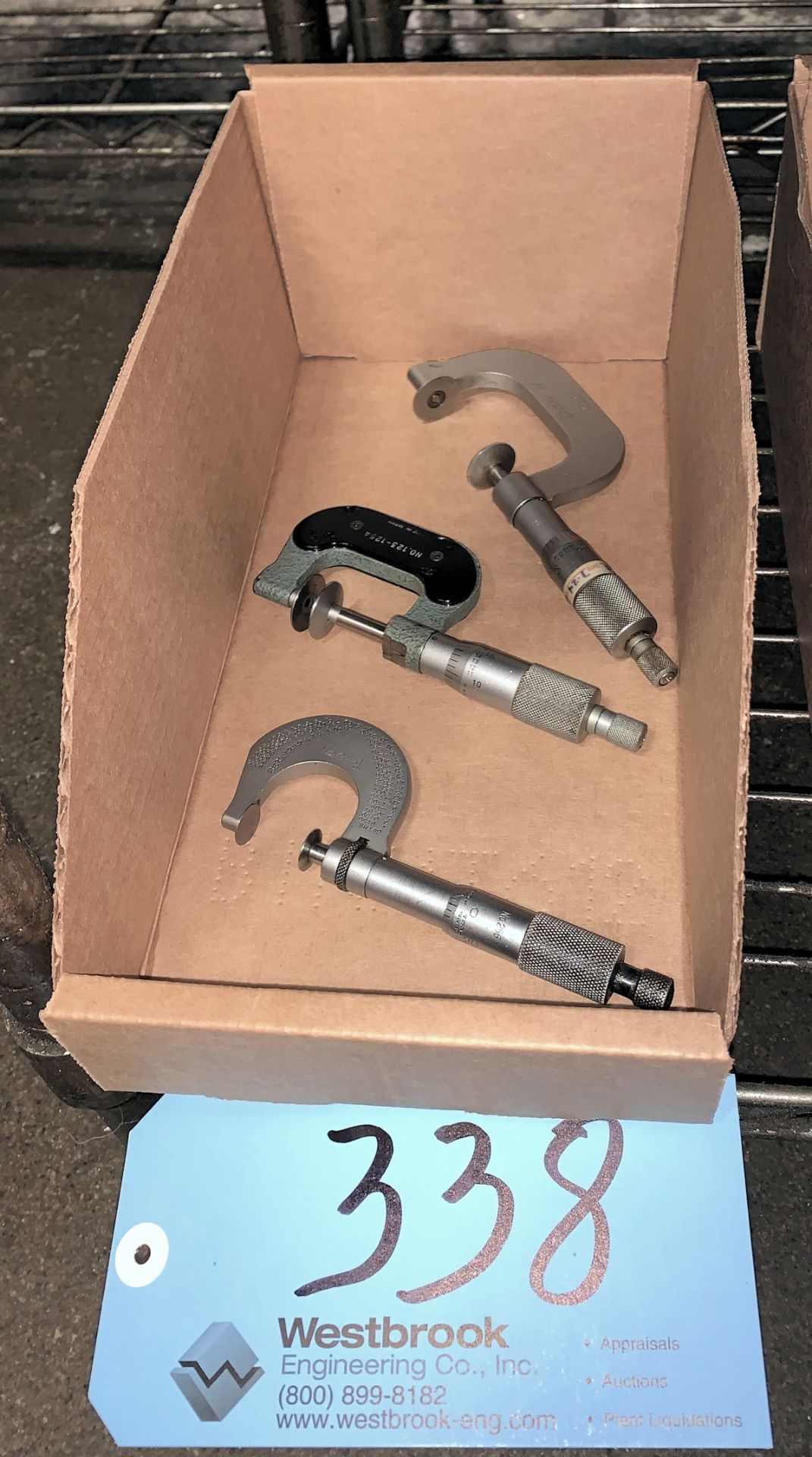 Lot-(3) Disk Micrometers in (1) Box