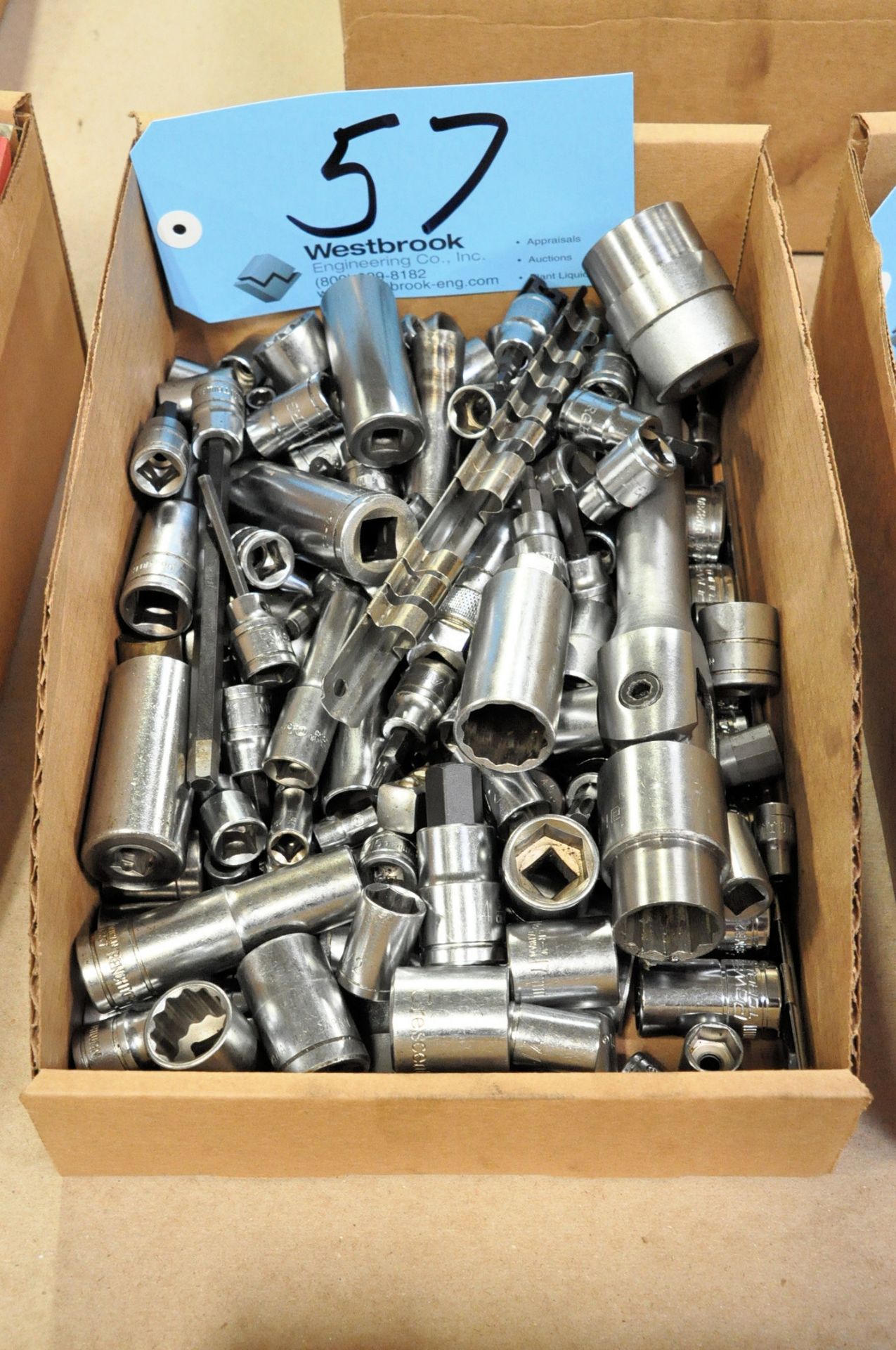 Lot-Various Drive Sockets in (1) Box