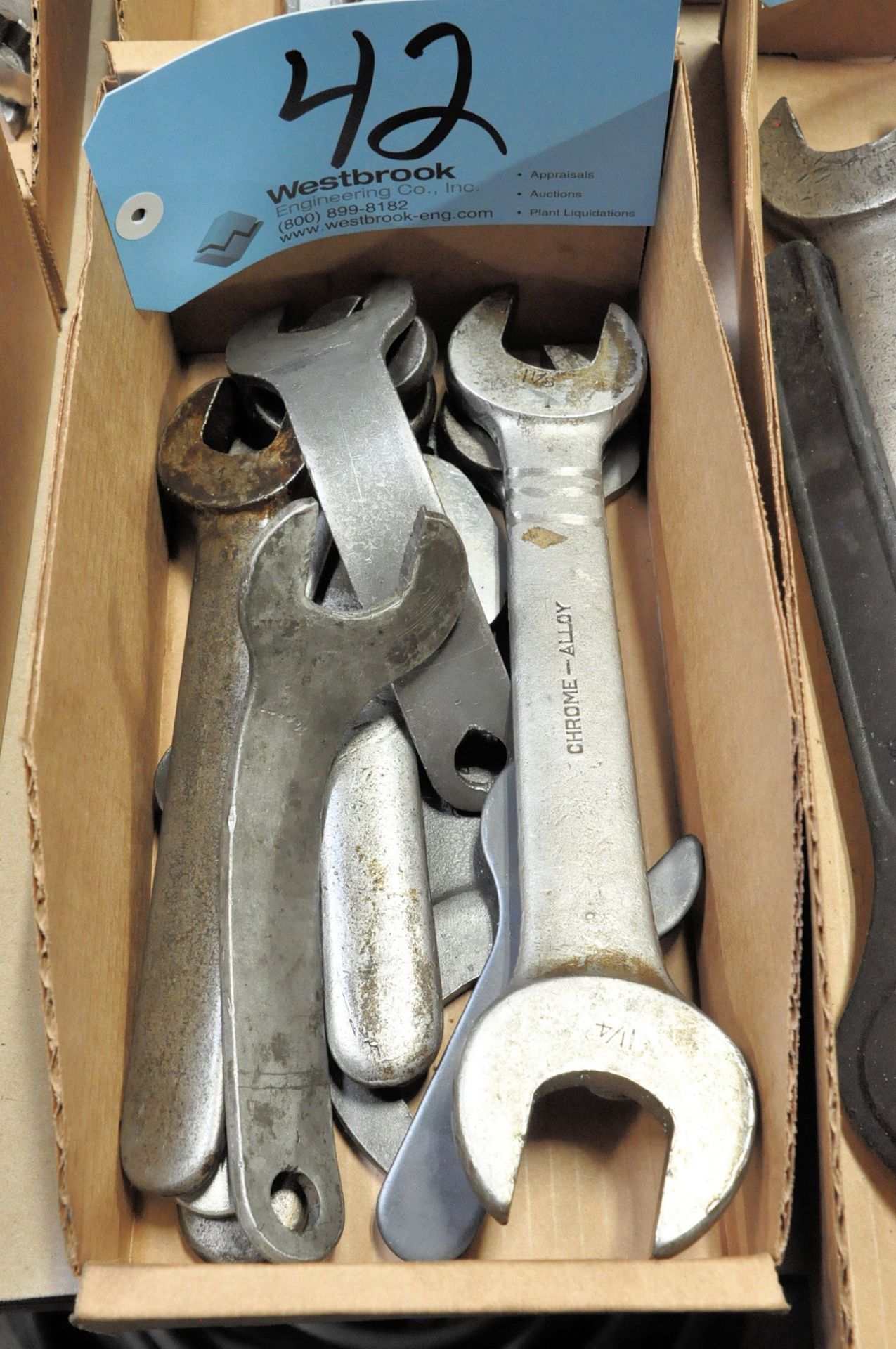 Lot-Industrial Wrenches in (2) Boxes - Bild 2 aus 2