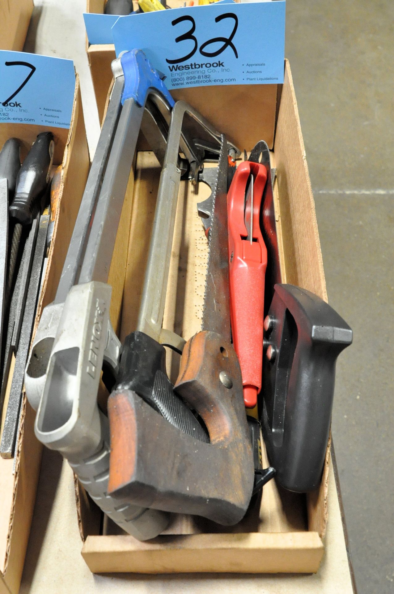 Lot-Various Hand Saws in (1) Box