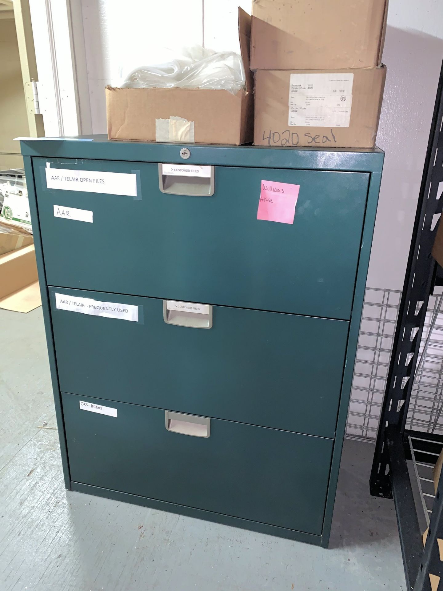 Lot-(3) 3-Drawer Lateral File Cabinets, (Upstairs) - Image 2 of 3