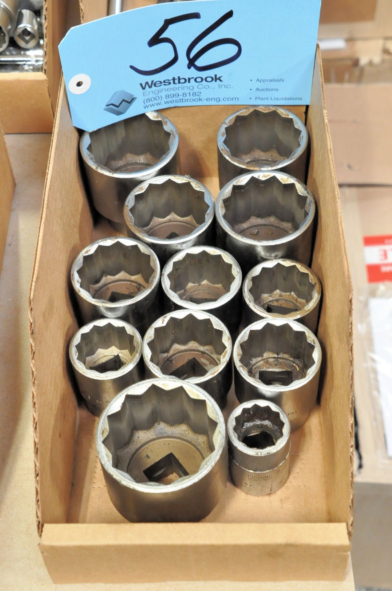 Lot-3/4" Drive Sockets in (1) Box