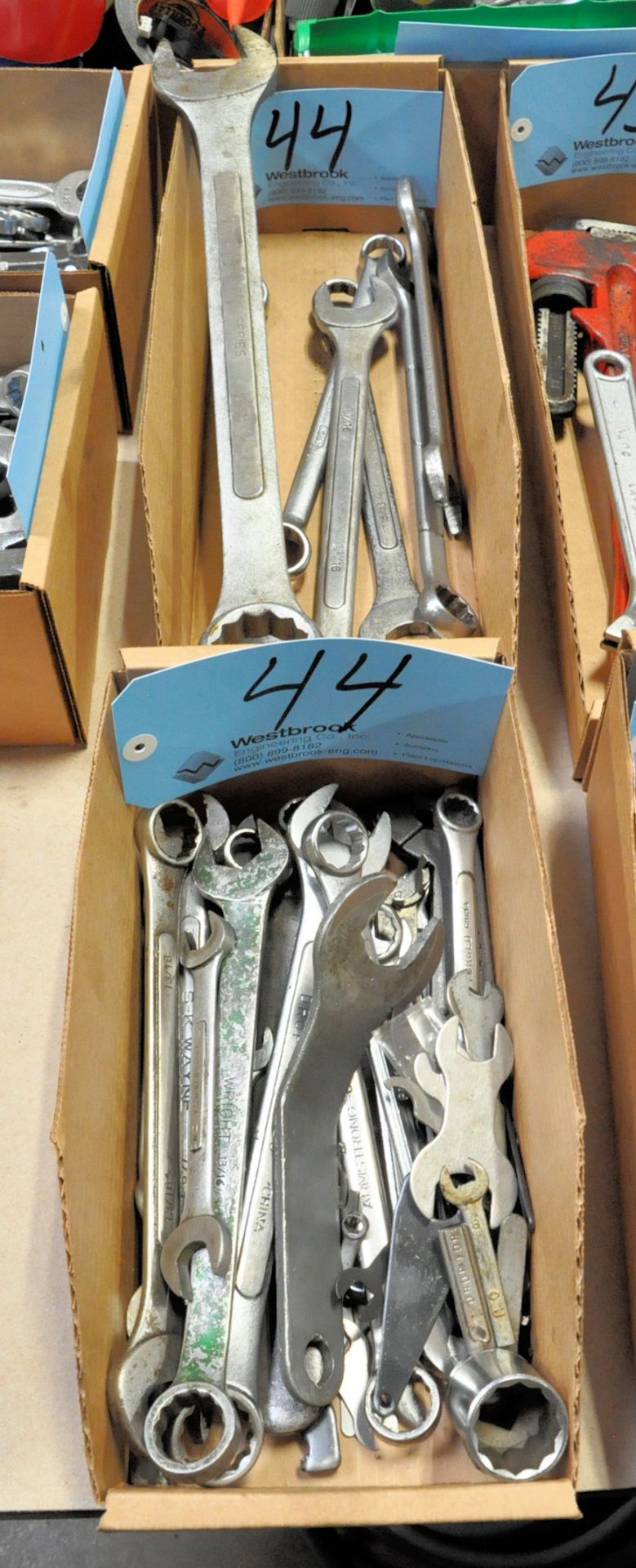 Lot-Mechanics Wrenches in (2) Boxes