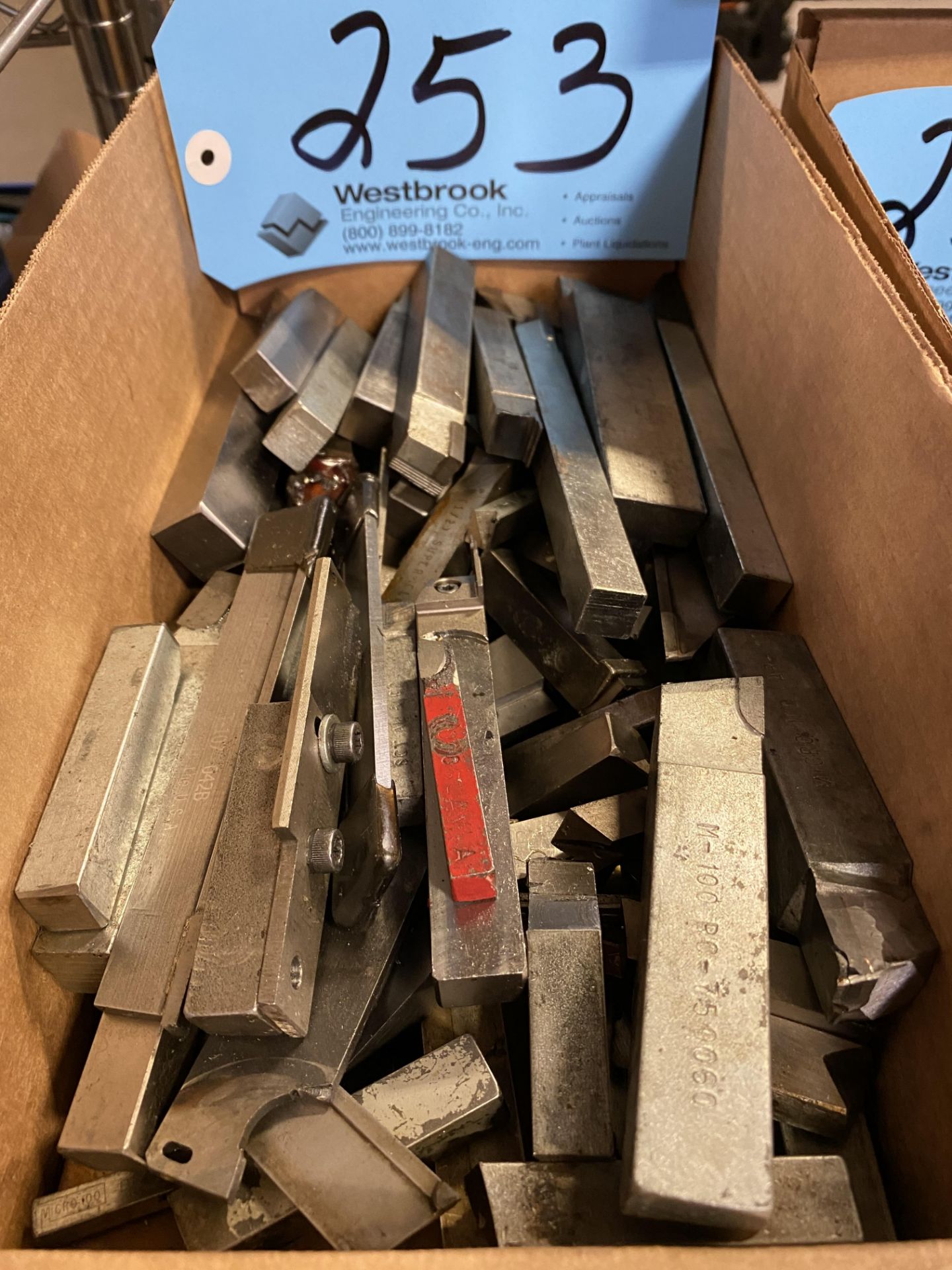 Lot-Lathe Boring Tool Bits in (1) Box