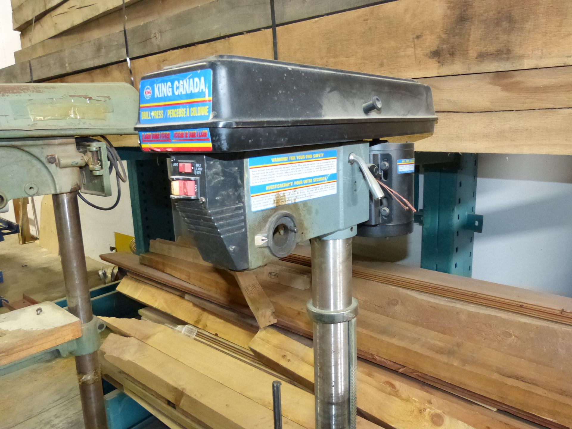 KING FLOOR MOUNTED DRILL PRESS (INCOMPLETE) - Image 3 of 3