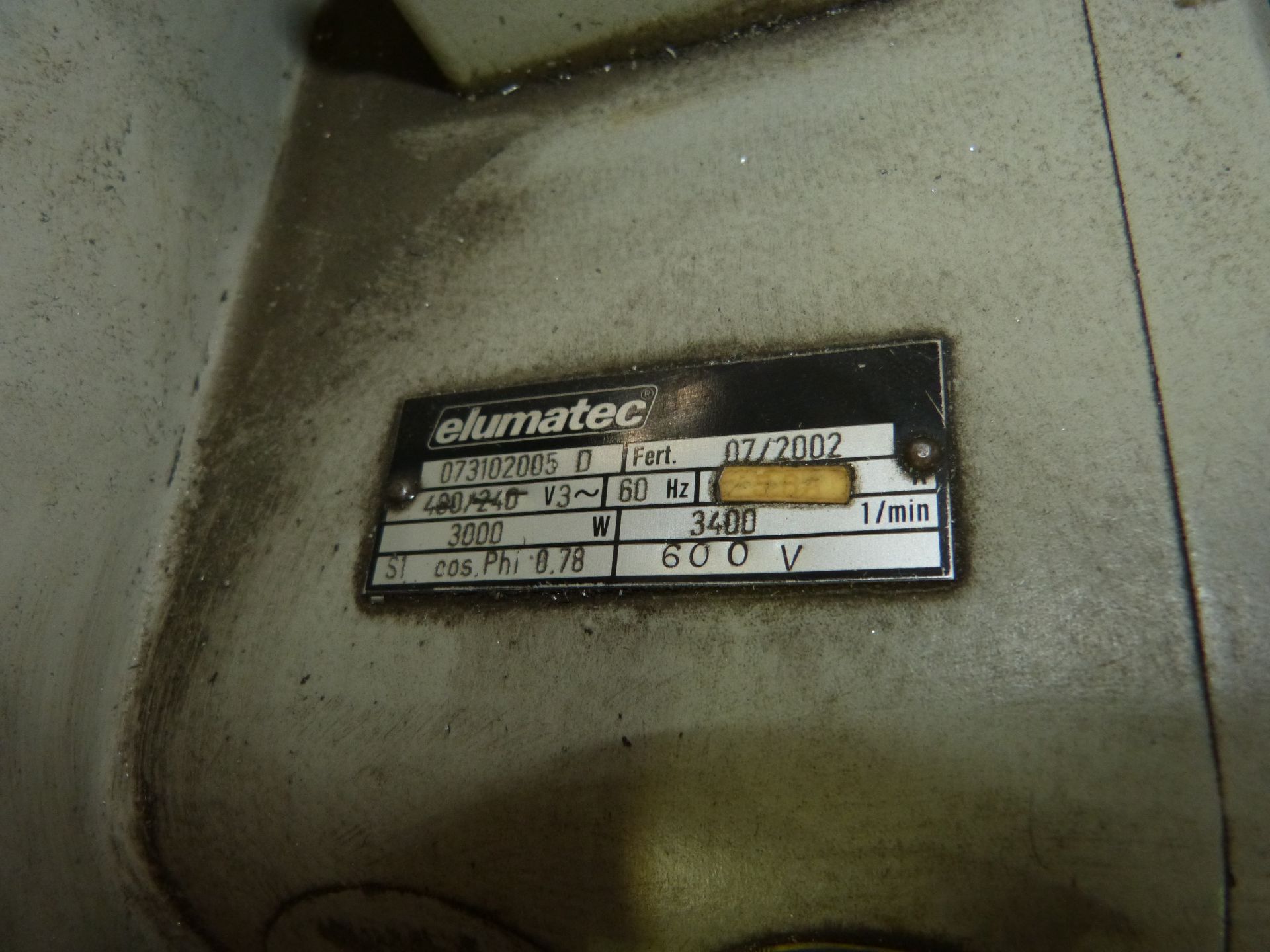 ELUMATIC MODEL MGS73/33 SEMI AUTOMATIC NON FERRIS CUT OFF SAW 90 DEGREES - Image 4 of 4