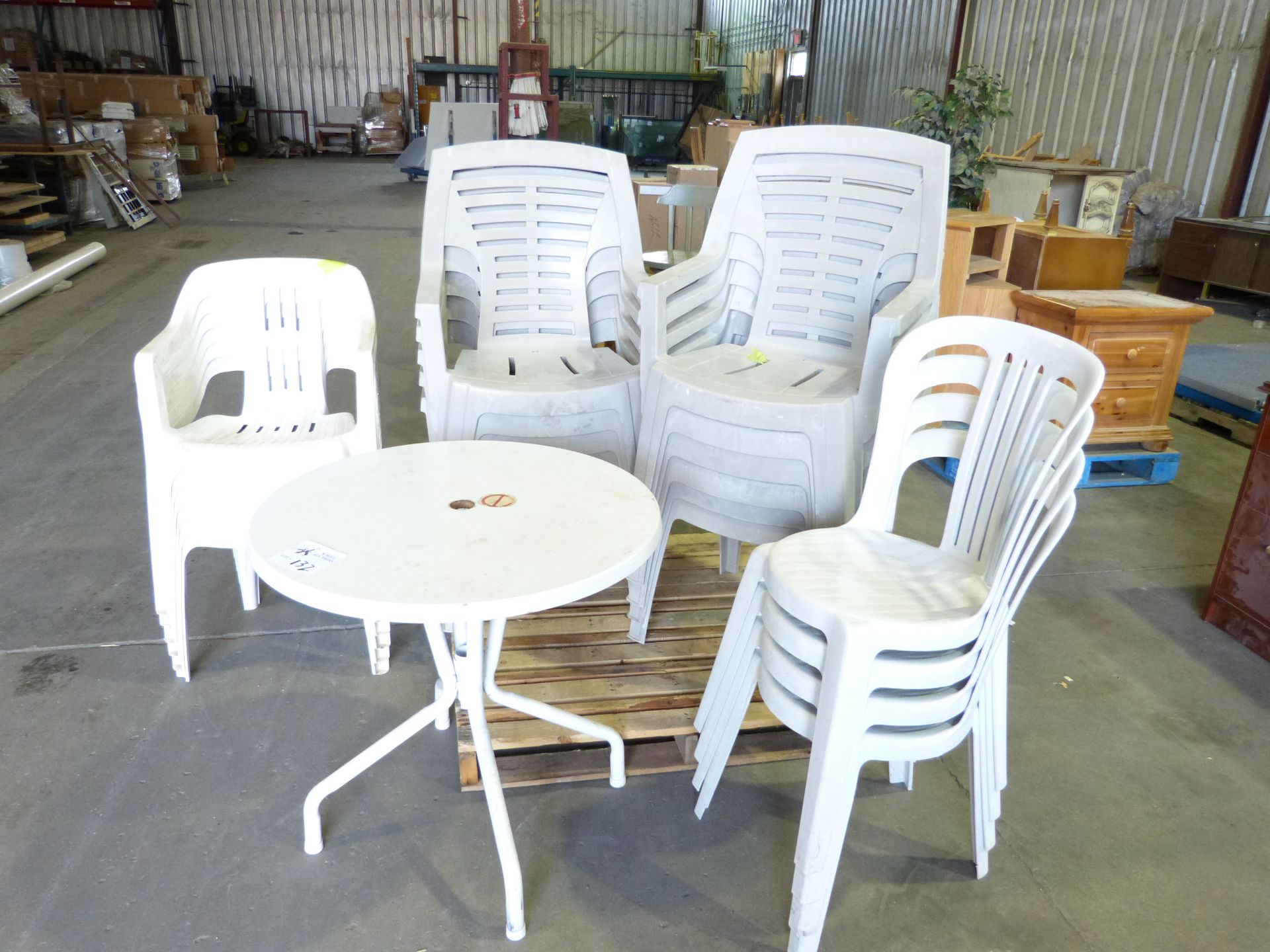 PVC STACKING CHAIRS - Image 2 of 2