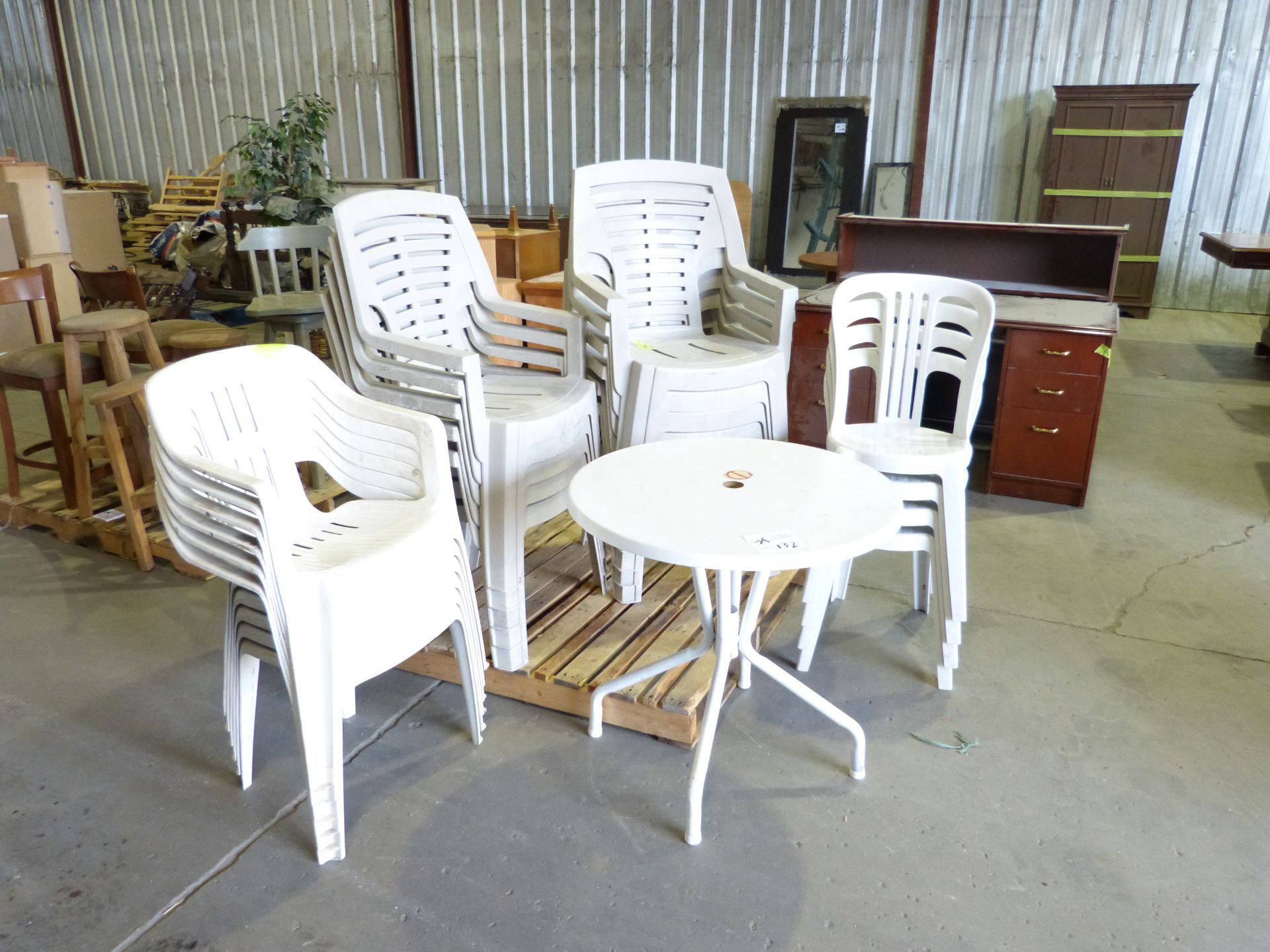 PVC STACKING CHAIRS