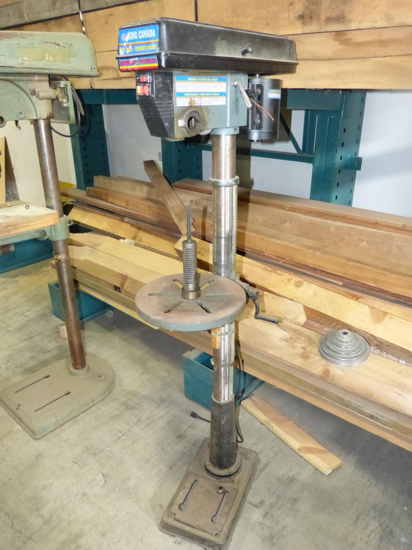 KING FLOOR MOUNTED DRILL PRESS (INCOMPLETE) - Image 2 of 3