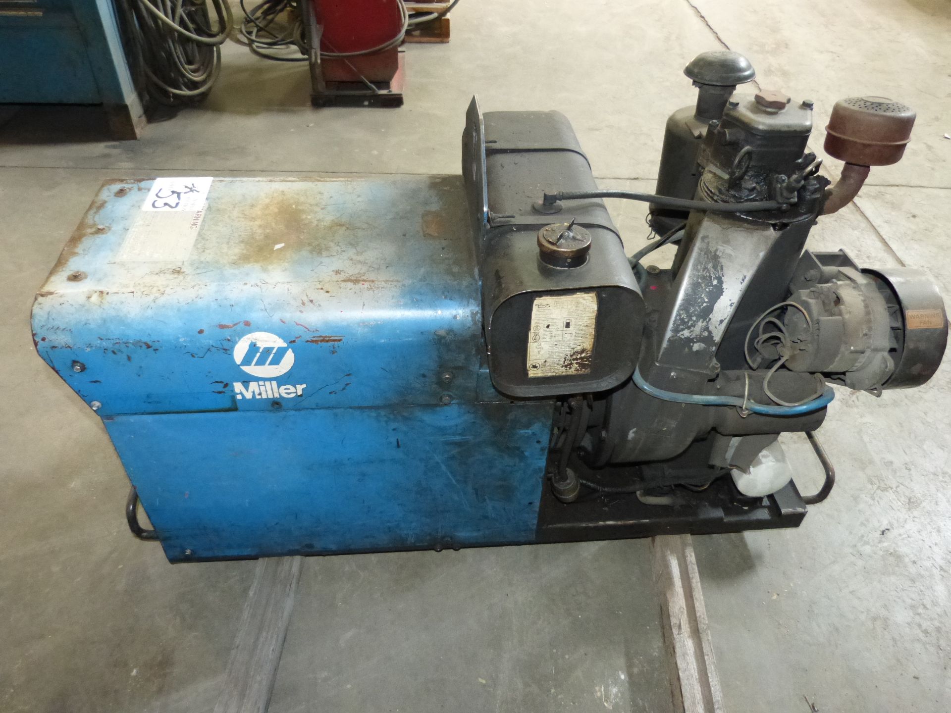 MILLER DIESEL POWERED 300 AMP STICK GENERATOR WELDER, - Image 3 of 4