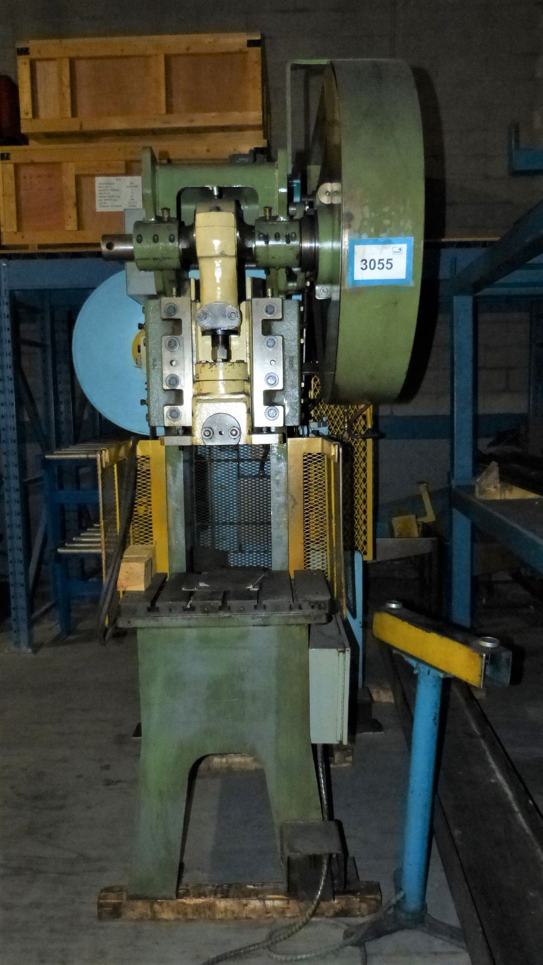 Azumuth Punch Press, Model 22L, 22 Ton Cap. 12 x 20 Bolster, Machanical Clutch, Air Cyl Assist - Image 2 of 4