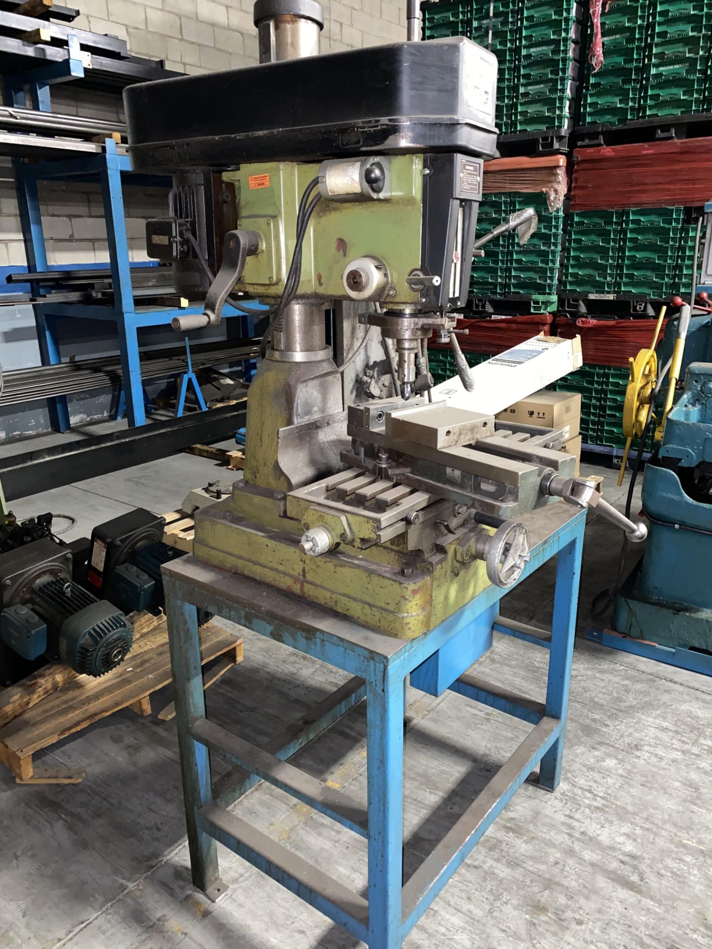 KBC Combination Bench Style Mill / Drill Machine, 220 Volts,