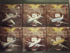 Corgi Aviation Archive - six boxed 1:144 scale diecast model aeroplanes,