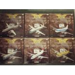 Corgi Aviation Archive - six boxed 1:144 scale diecast model aeroplanes,