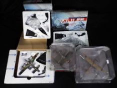 Atlas Editions, Corgi Aviation Archive - Five boxed dioecast military aircraft.