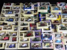 Lledo - Approximately 80 diecast Model T Vans in original boxes by LLedo.