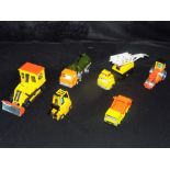 Dinky - Six unboxed Dinky commercial vehicles.