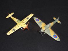 Dinky - Two unboxed Dinky Military Aircraft.