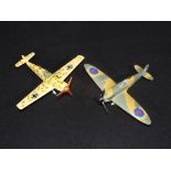 Dinky - Two unboxed Dinky Military Aircraft.