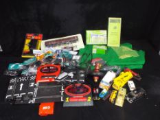 Subbuteo, SCX, Matchbox and others - A mixed lot of diecast, slot cars accessories and vintage toys.