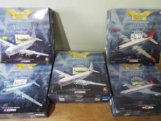 Corgi Aviation Archive - five boxed 1:144 scale diecast model Military aeroplanes comprising #