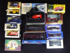 Corgi, Vanguards, Matchbox Collectibles - 15 boxed diecast model vehicles in various scales.