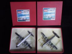 WM Classic Airliners - Two boxed diecast model airliners.