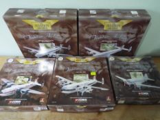 Corgi Aviation Archive - five boxed 1:144 scale diecast model aeroplanes from the Frontier