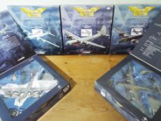 Corgi Aviation Archive - five boxed 1:144 scale diecast model Military aeroplanes comprising #