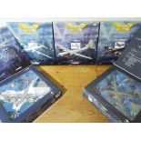 Corgi Aviation Archive - five boxed 1:144 scale diecast model Military aeroplanes comprising #