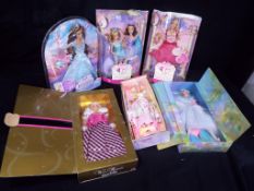 Barbie by Mattel - a collection of six Barbie dolls to include model numbers J8887, J8889, 16746,