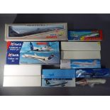 A quantity of plastic model kits of aeroplanes including Wooster, Sky Marks and similar.