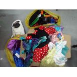A large quantity of mainly childrens Disney related costumes and toys.