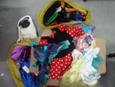 A large quantity of mainly childrens Disney related costumes and toys.