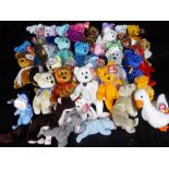 Ty Beanie Collection - a good mixed collection of 40 Ty Beanie and similar bears complete with tags