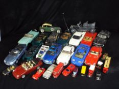 Bburago, Welly, Ertl, Anson and Others - In excess of 25 unboxed diecast,