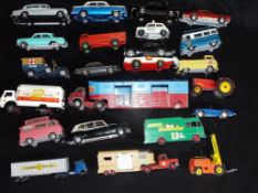 Dinky, Corgi, Matchbox - Over 20 unboxed diecast model vehicles in various scales.