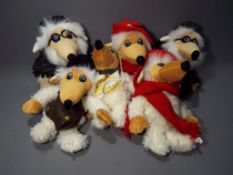 Wombles - a collection of six bean bag soft toys Wombles by Pentel.