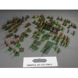 War Gaming - A large collection of mainly 25/28mm unboxed and unbranded painted white metal