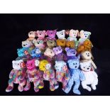 Ty Beanie Collection - a quantity of 24 Ty Beanie bears with original ear tags to include Bibi bear,