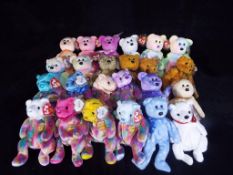 Ty Beanie Collection - a quantity of 24 Ty Beanie bears with original ear tags to include Bibi bear,