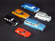 Dinky - Six unboxed Dinky diecast vehicles.